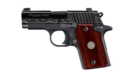 Sig Sauer P938 Engraved Rosewood 9mm