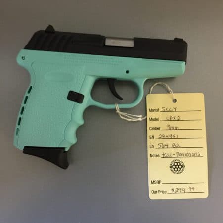 SCCY CPX-2 Teal 9mm