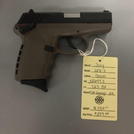 SCCY CPX-1CBDE Brown 9mm