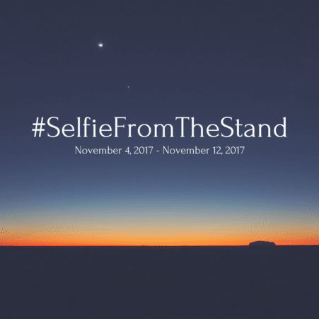 #SelfieFromTheStand