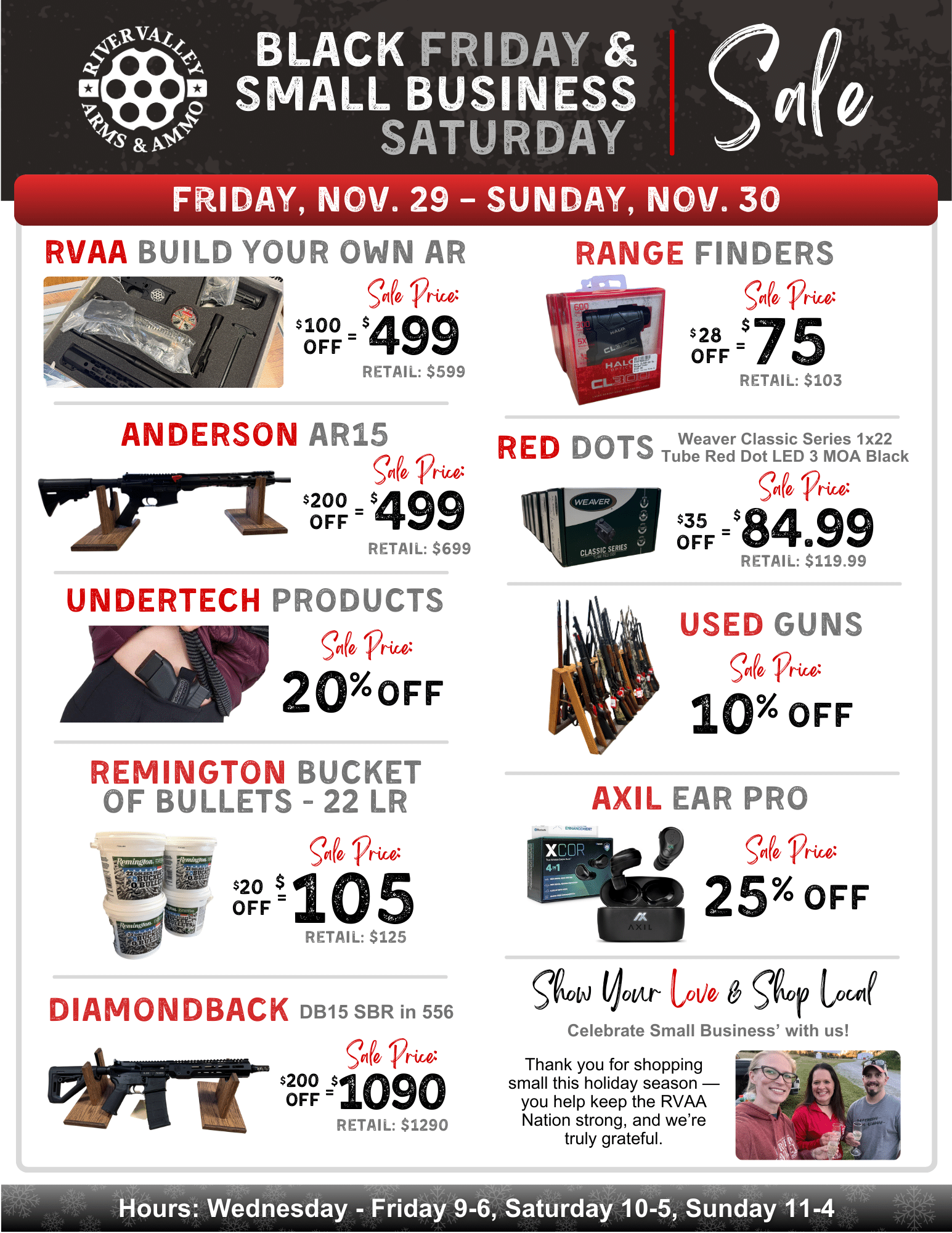 2025 RVAA Black Friday & Small Business Saturday Sales