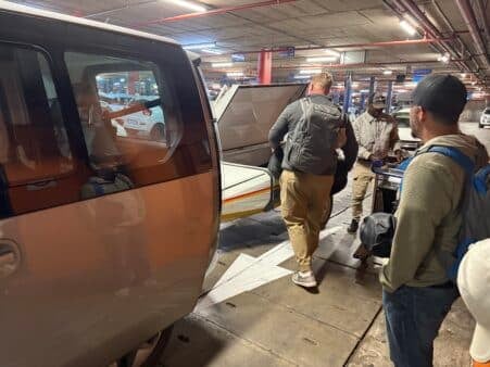 Kuche Safaris picked us up from the airport in a full blown van with this cute little enclosed trailer behind it.