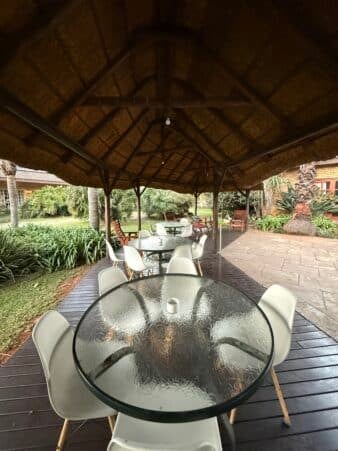 Avant Garde Lodge outdoor space.