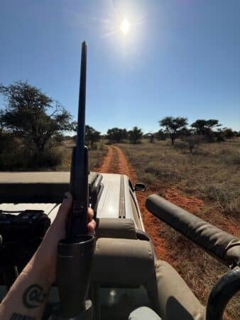 The view from the truck.