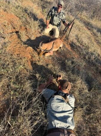 Gerhard gettin down and dirty to get the shot.