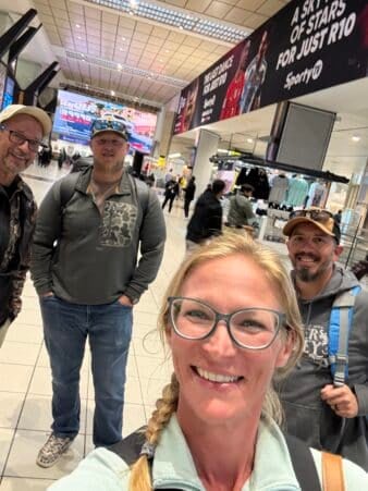 Departing from Johannesburg to head back to the states!