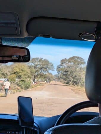 Arriving at Lephalale, the town nearest to Kuche Safaris northern camp.