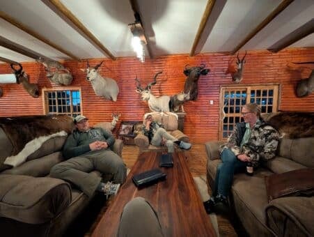 The Lodge is the community space that dinner was served at each night.