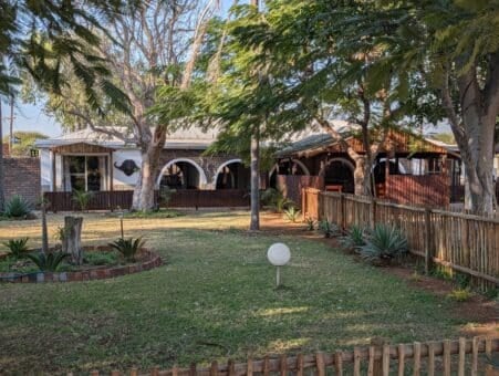 There were several areas that housed hunters on the property. This was the main area that also included the dining area for breakfast and lunch. The rooms for Marcel and Heather were at this location too.