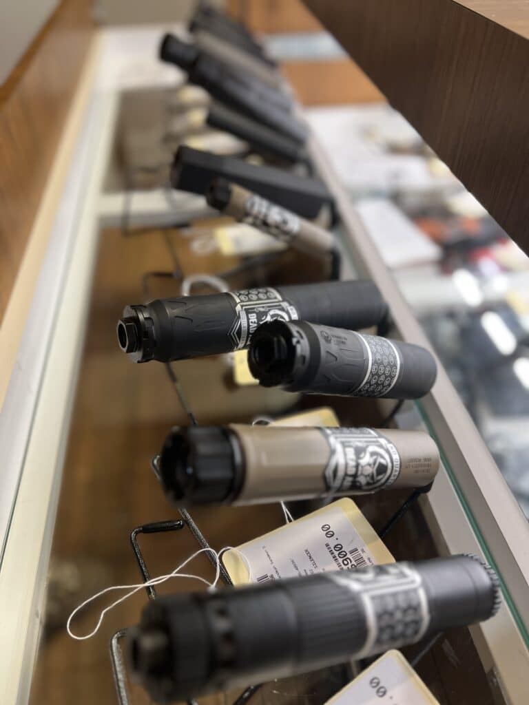 Silencer Selection at River Valley Arms & Ammo in Morton Minnesota