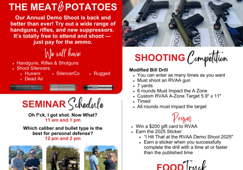 mailer july '25 demo shoot rvaa