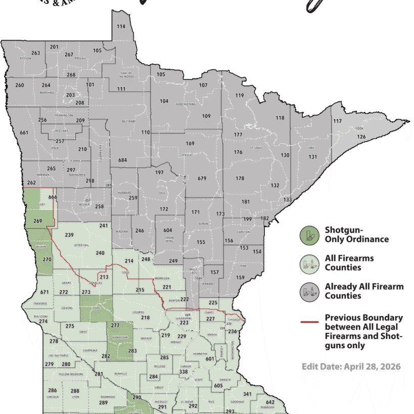 rvaa rifle vs shotgun deer zones 04 28 2026